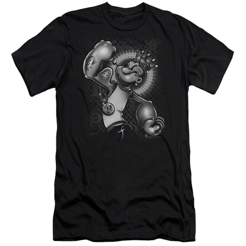 Popeye/spinach King-premuim Canvas Adult Slim Fit 30/1-black