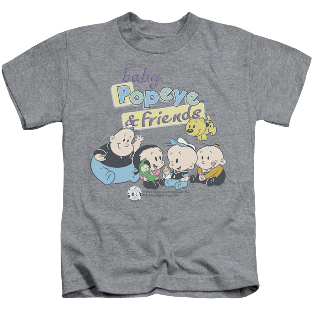 Popeye/baby Popeye & Friends - S/s Juvenile 18/1 - Athletic Heather
