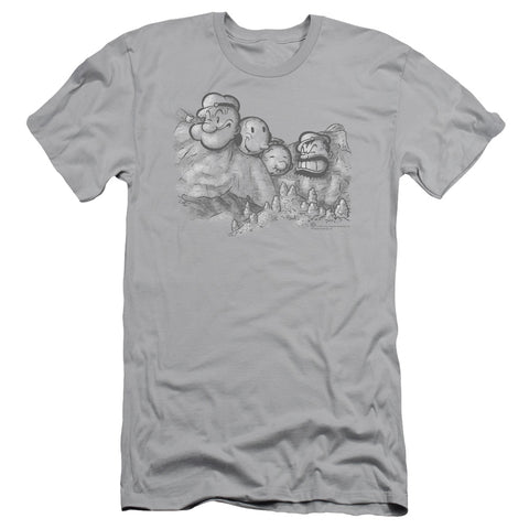 Popeye/pop Rushmore - S/s Adult 30/1 - Silver