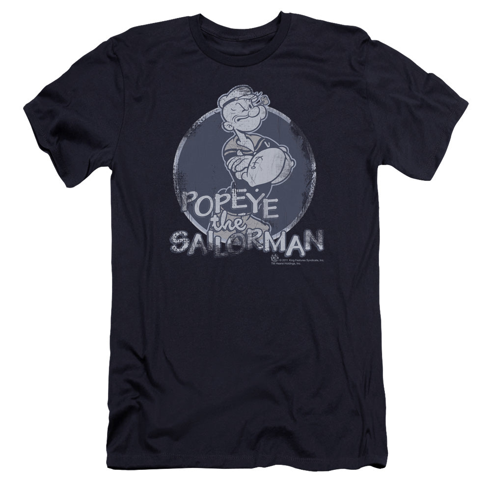 Popeye/original Sailorman-premuim Canvas Adult Slim Fit 30/1-navy