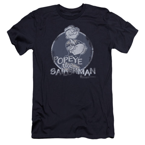 Popeye/original Sailorman-premuim Canvas Adult Slim Fit 30/1-navy