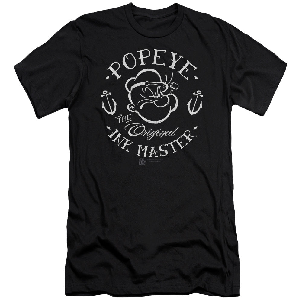 Popeye/ink Master - S/s Adult 30/1 - Black