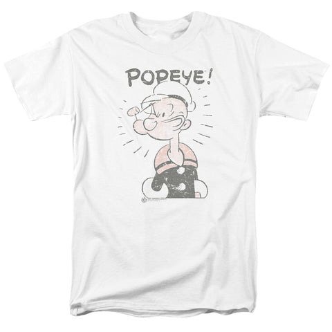 Popeye/old Seafarer-s/s Adult 18/1-white