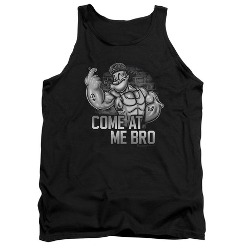 Popeye/come At Me-adult Tank-black