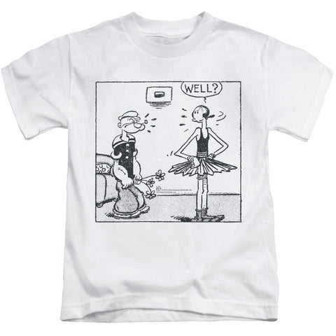 Popeye/well-s/s Juvenile 18/1-white