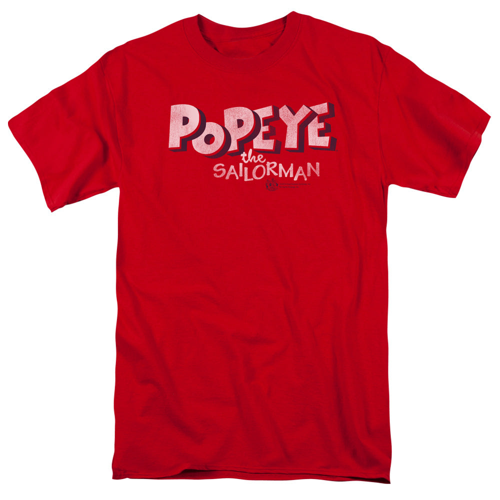 Popeye/3d Logo-s/s Adult 18/1-red
