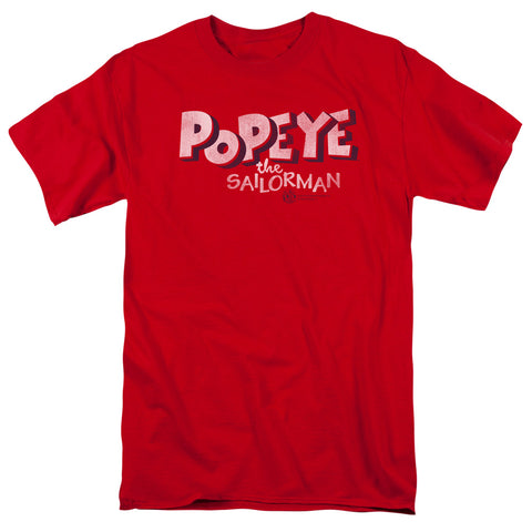 Popeye/3d Logo-s/s Adult 18/1-red