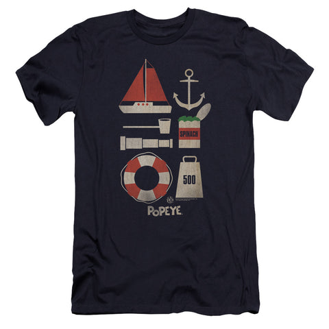 Popeye/items-premuim Canvas Adult Slim Fit 30/1-navy