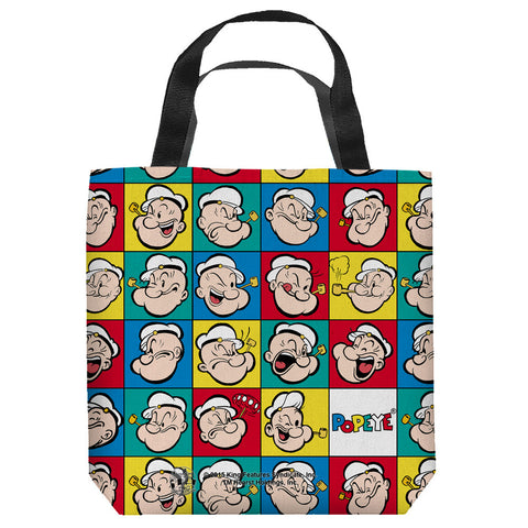 POPEYE-MANY MOODS - TOTE BAG - 16x16