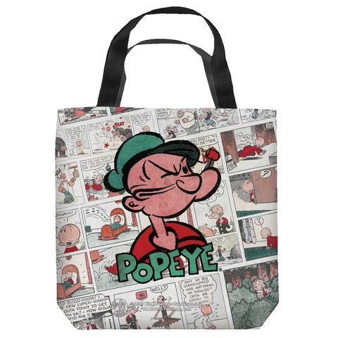 POPEYE-PANELS - TOTE BAG - 13x13
