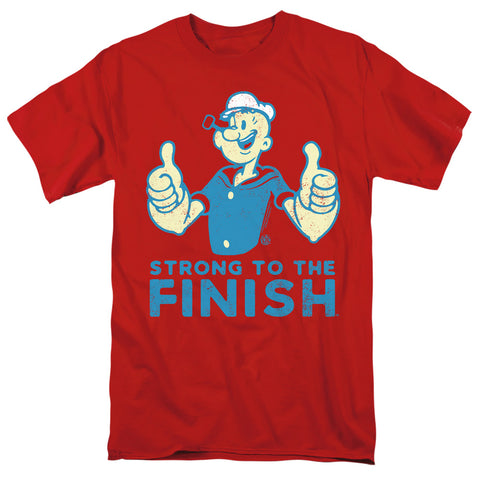 Popeye/strong-s/s Adult 18/1-red