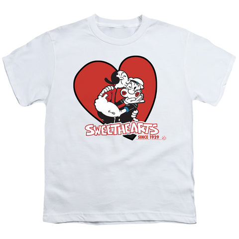 Popeye/sweethearts-s/s Youth 18/1-white