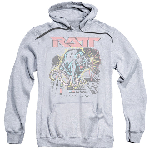 Ratt/shocked-adult Pull-over Hoodie-athletic Heather