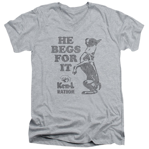 Adult Slim Fit V Neck