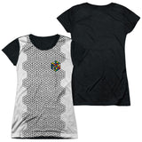 Junior Cap Sleeve 100% Poly Black Back