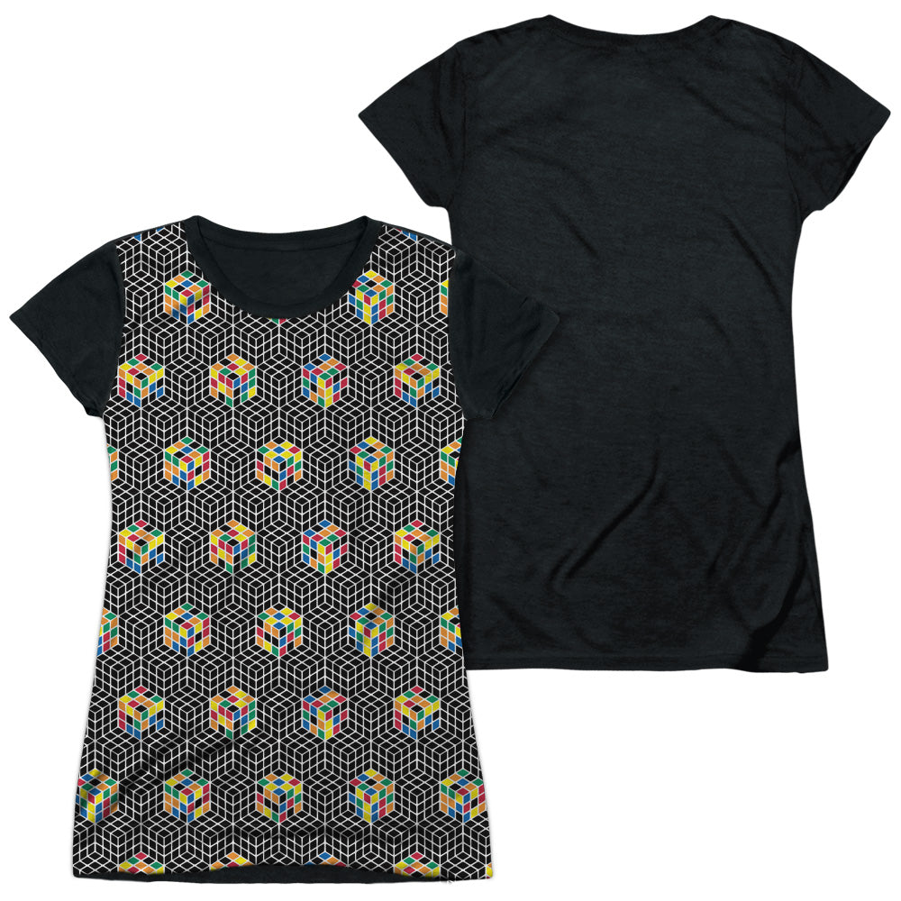 Junior Cap Sleeve 100% Poly Black Back