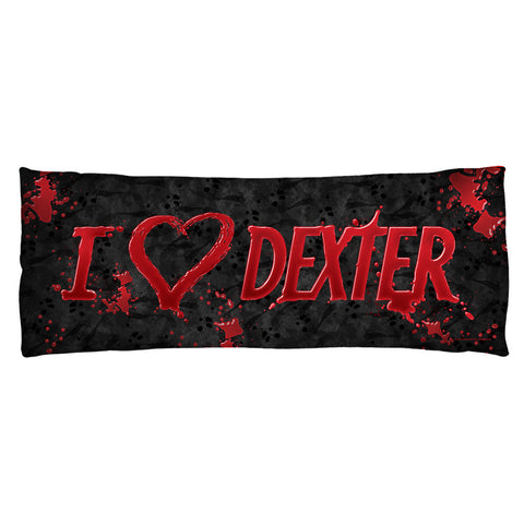 DEXTER-I HEART DEXTER - MICROFIBER BODY PILLOW - 18x54