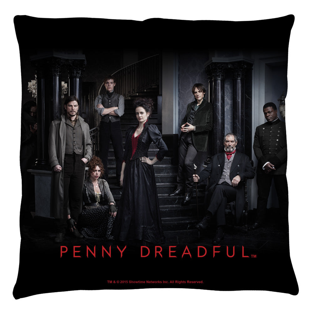 Pennydreadful/stair Cast - Throw Pillow