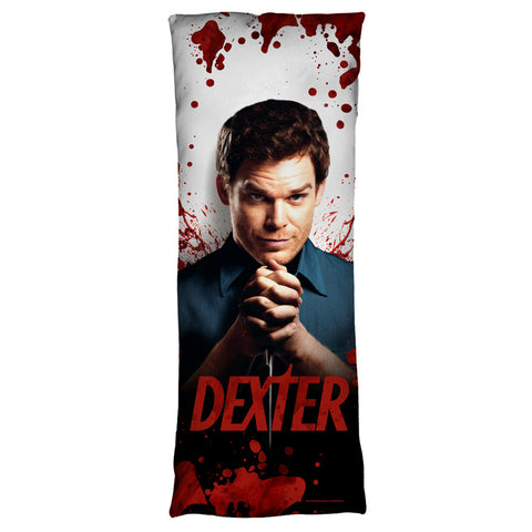 DEXTER-BLOOD NEVER LIES - MICROFIBER BODY PILLOW - 18x54