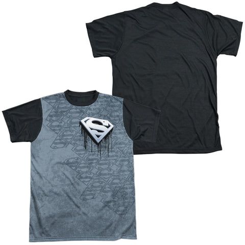 Adult Regular Fit Short Sleeve 100% Poly Black Back
