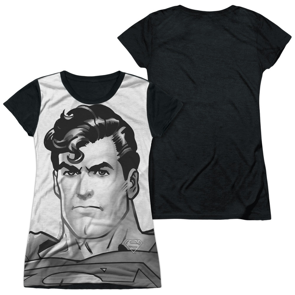 Junior Cap Sleeve 100% Poly Black Back