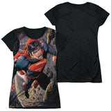 Junior Cap Sleeve 100% Poly Black Back