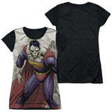 Junior Cap Sleeve 100% Poly Black Back
