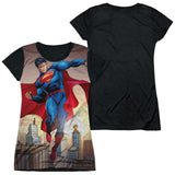 Junior Cap Sleeve 100% Poly Black Back