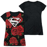 Junior Cap Sleeve 100% Poly Black Back