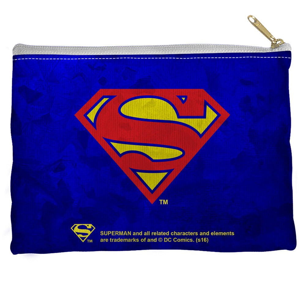 Superman/galvanized Shield - Accessory Pouch