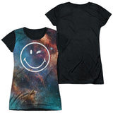Junior Cap Sleeve 100% Poly Black Back