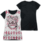 Junior Cap Sleeve 100% Poly Black Back