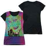 Junior Cap Sleeve 100% Poly Black Back