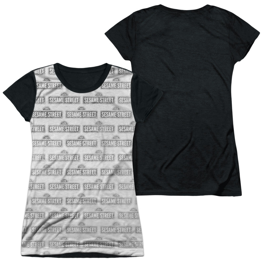 Junior Cap Sleeve 100% Poly Black Back