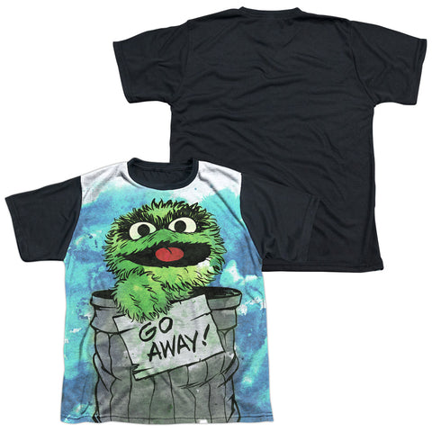 Youth Short Sleeve 100% Poly Black Back
