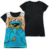 Junior Cap Sleeve 100% Poly Black Back