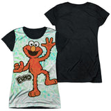 Junior Cap Sleeve 100% Poly Black Back