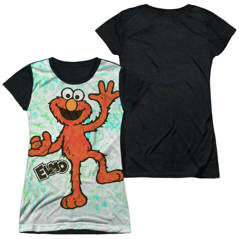 Junior Cap Sleeve 100% Poly Black Back