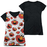 Junior Cap Sleeve 100% Poly Black Back