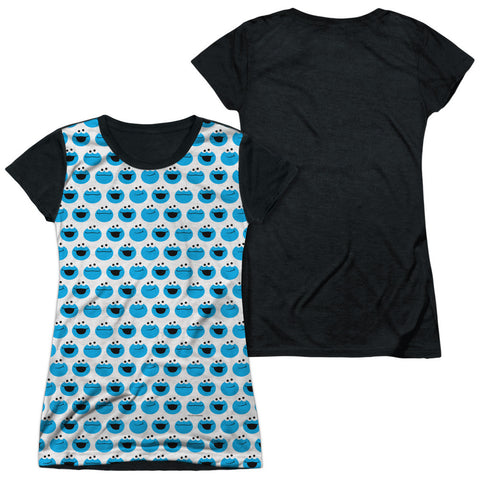 Junior Cap Sleeve 100% Poly Black Back