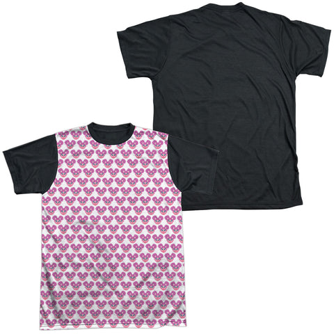 Sesame Street/simple Abby Pattern-s/s Adult White Front Black Back  -white