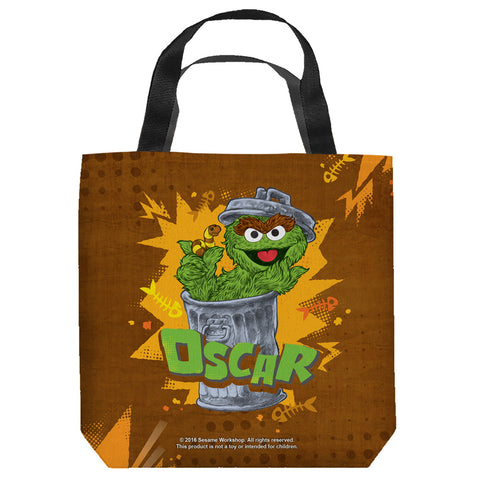 SESAME STREET-OSCAR - TOTE BAG - 16x16