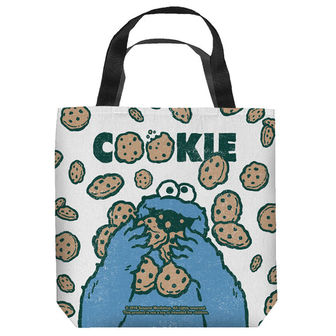 SESAME STREET-COOKIE CRUMBLE - TOTE BAG - 13x13