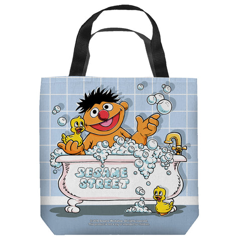 SESAME STREET-RUBBER DUCKY - TOTE BAG - 16x16