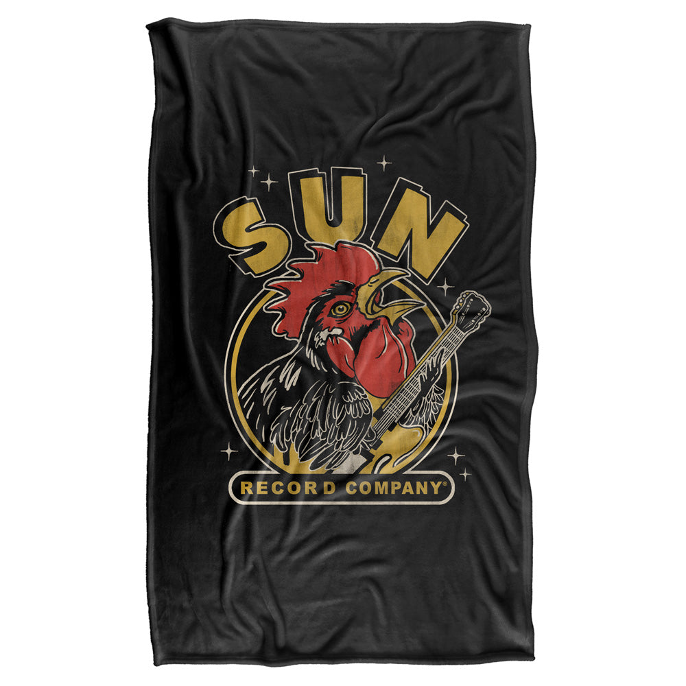 Sun/rocking Rooster-silky Touch Blanket-white