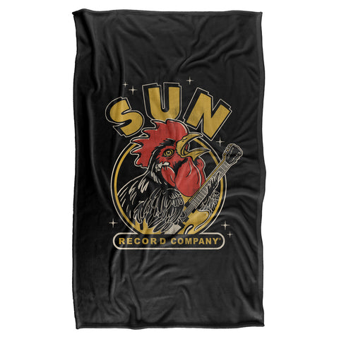 Sun/rocking Rooster-silky Touch Blanket-white