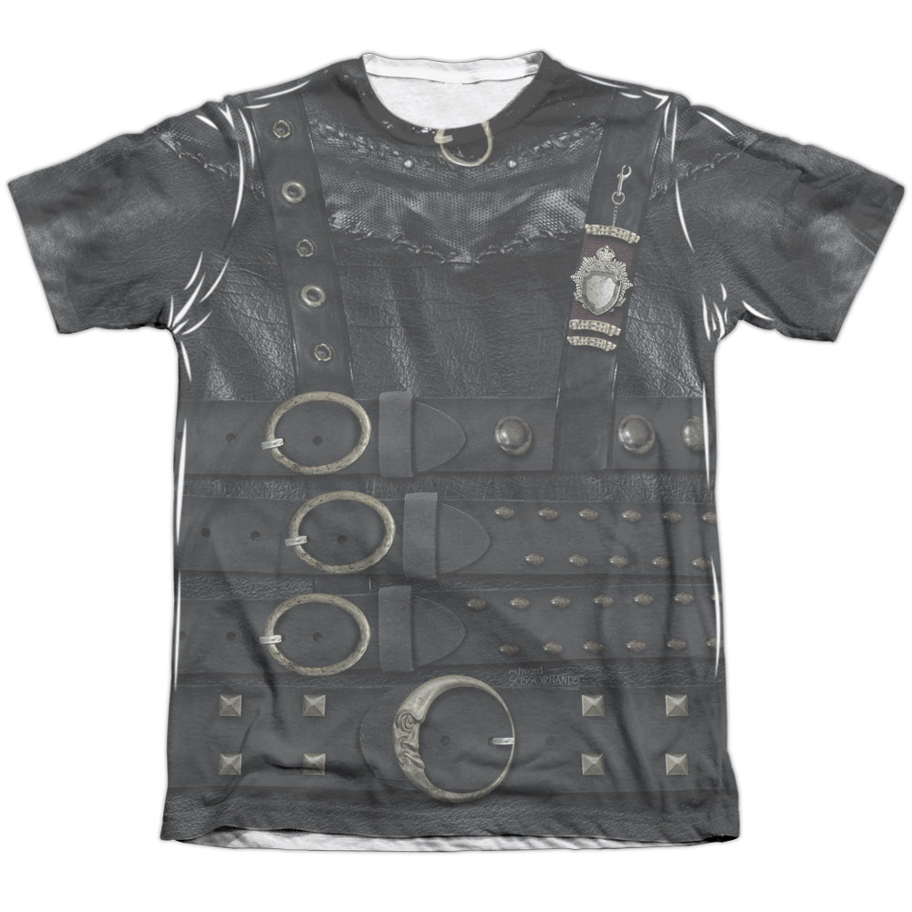 Edward Scissorhands/edward Costume-adult Poly/cotton S/s Tee-white
