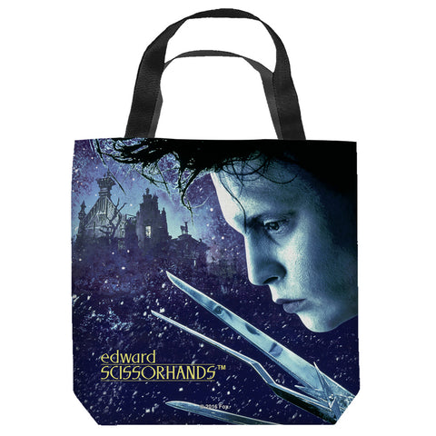 EDWARD SCISSORHANDS-MOVIE POSTER - TOTE BAG - 16x16