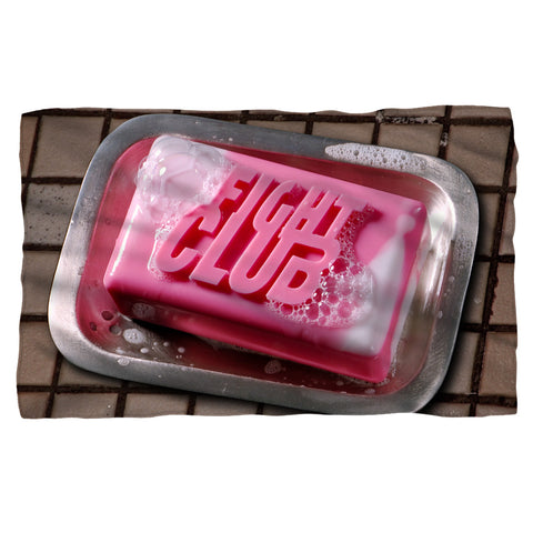 Fight Club/soap-fleece Blanket-white