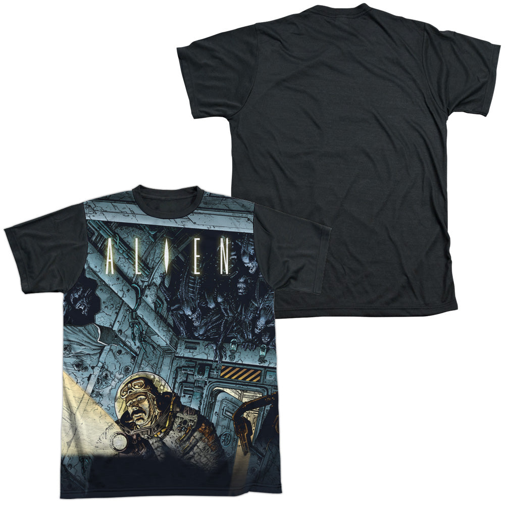 Adult Regular Fit Short Sleeve 100% Poly Black Back